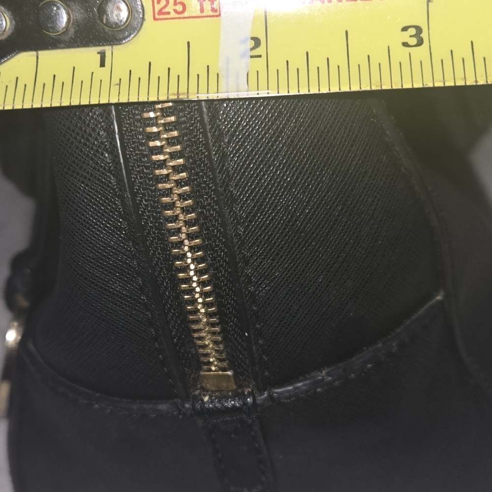 Michael Kors Black Satchel with Gold Accents - Picture 11 of 12
